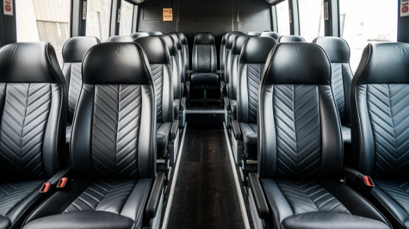 18 passenger minibus inside greenville