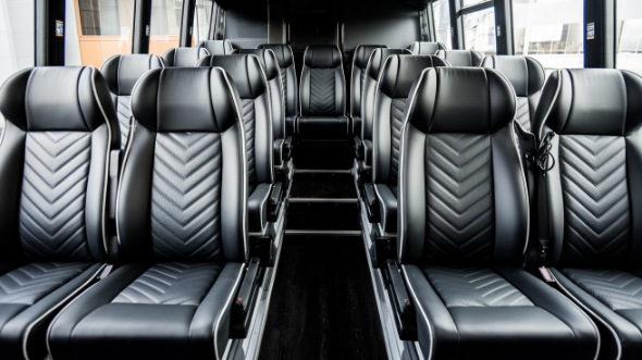 20 passenger minibus inside salt lake city