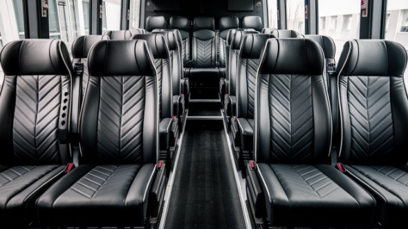 25 passenger minibus inside greenville