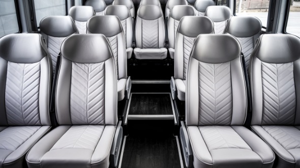 28 passenger minibus inside greenville