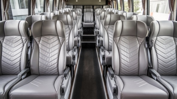 50 passenger charter bus interior greenville