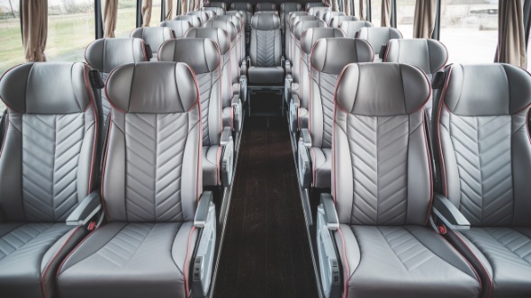 55 passenger charter bus interior oakland
