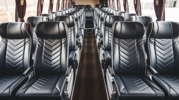 56 passenger charter bus rental greenville