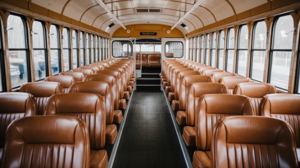 school bus rental inside greenville