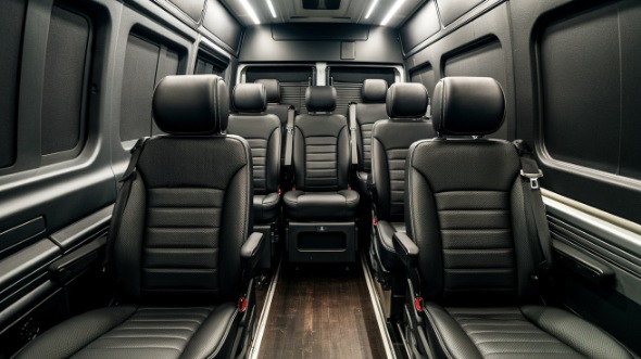 sprinter van with driver rental greenville